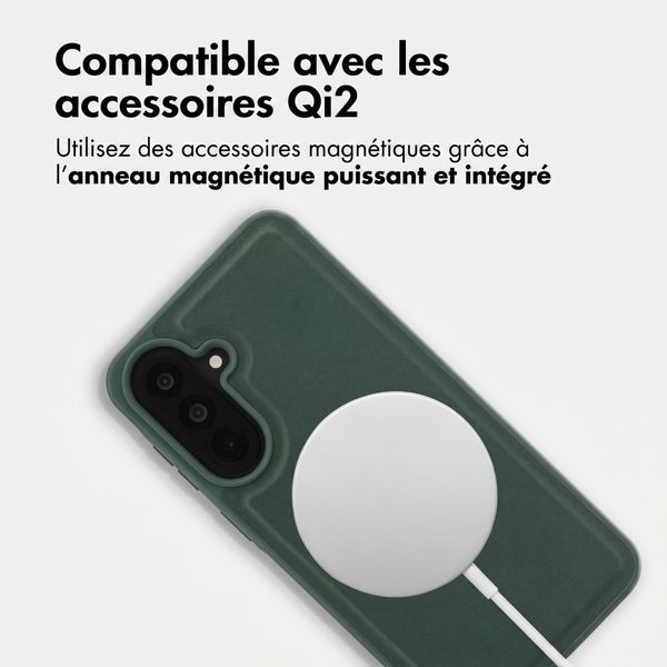 Accezz Coque arrière Edge avec MagSafe Samsung Galaxy A37 (5G) - Vert