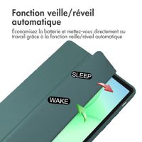 imoshion Coque tablette rigide Trifold Samsung Galaxy Tab A11 Plus - Vert