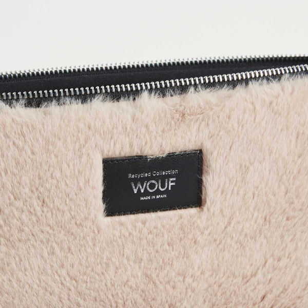 Wouf Faux Fur Pochette ordinateur 13-14 pouces - Nevada