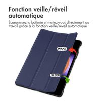 imoshion Coque tablette Trifold Xiaomi Pad 6S Pro 12.4 - Bleu foncé