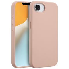 Accezz Coque Liquid Silicone avec MagSafe iPhone 16e - Rose