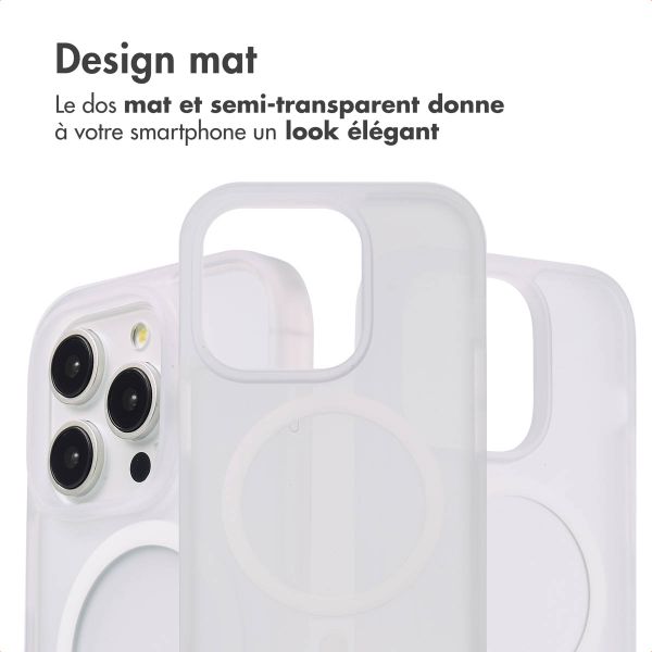 imoshion Coque Color Guard avec MagSafe iPhone 14 Pro - Blanc