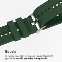 imoshion Bracelet en silicone OnePlus Watch 3 / 2 / 2R / Oppo Watch X2 / X - Vert foncé