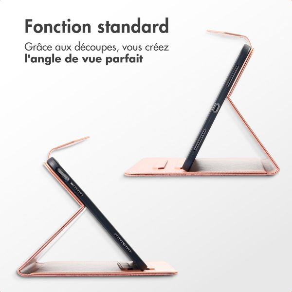 imoshion Coque tablette Apple iPad 9 (2021) 10.2 pouces / iPad 8 (2020) 10.2 pouces / iPad 7 (2019) 10.2 pouces - Rose Gold