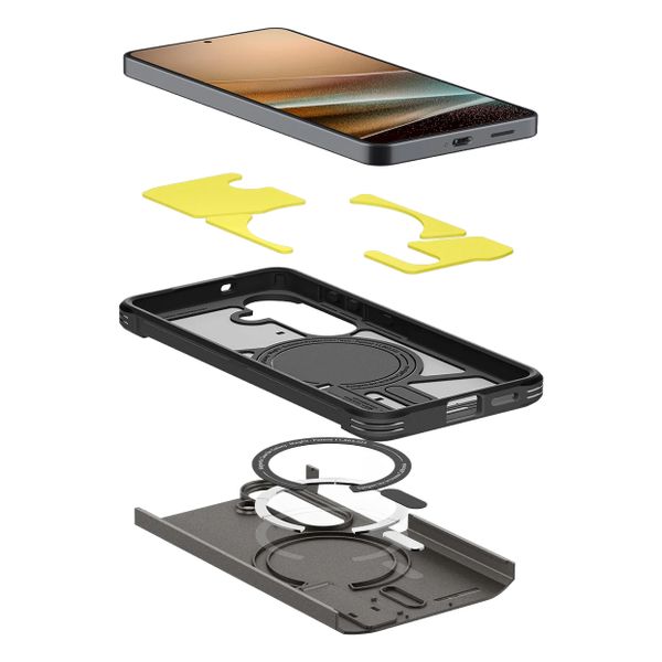 Spigen Coque Tough Armor MagSafe Samsung Galaxy S26 - Gunmetal