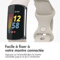 imoshion Bracelet silicone Fitbit Charge 5 / 6 - S - Beige