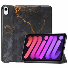 imoshion Coque tablette Apple iPad Mini 7 (2024) / iPad Mini 6 (2021) - Black Marble