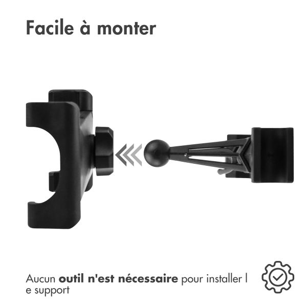 imoshion Support de tablette pour voiture - Réglable - Appui-tête - Noir