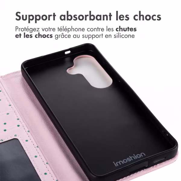 imoshion Étui de télephone portefeuille Design Samsung Galaxy S26 - Happy Dots