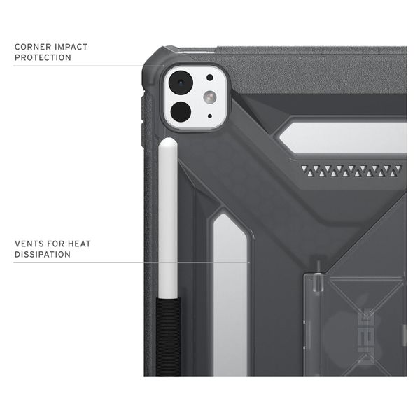 UAG Coque tablette Scout Apple iPad Pro 11 (2025) M5 / (2024) M4 - Ash