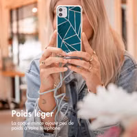 imoshion Coque Design avec cordon Samsung Galaxy A41 - Petrol Green Graphic