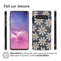 imoshion Coque Design Samsung Galaxy S10 - Daisy flower