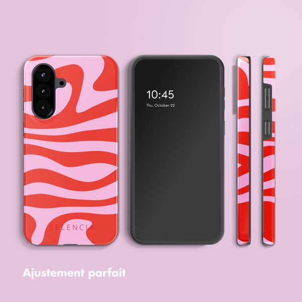 Selencia Coque arrière Vivid Samsung Galaxy A57 (5G) - Dream Swirl Pink