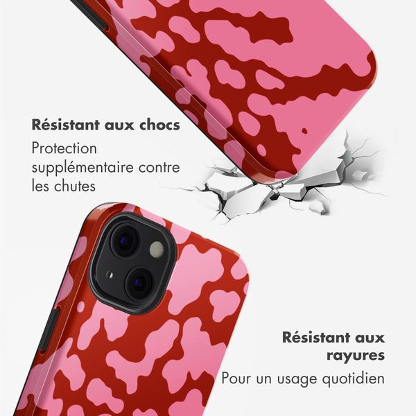 Selencia Coque arrière Vivid avec MagSafe Apple iPhone 13 - Moo’d Blush Pink