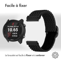 imoshion Bracelet élastique en nylon Garmin Forerunner 245 - Noir