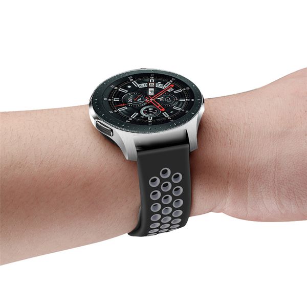 imoshion Bracelet sportif en silicone Watch 46/GearS3 Frontier/Watch3 45