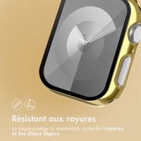 imoshion Coque rigide brillante à couverture complète pour Apple Watch Series 7 / 8 / 9 - 45 mm - Or