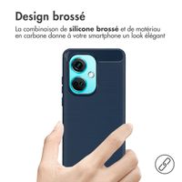 imoshion Coque Brushed OnePlus Nord CE 3 - Bleu foncé
