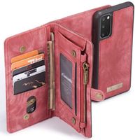 CaseMe Etui de téléphone de luxe en cuir 2 en 1 Samsung Galaxy S20