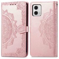 imoshion Etui de télephone Mandala Motorola Moto G73 - Rose Doré