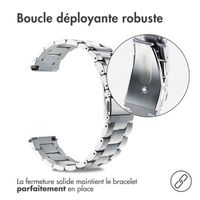 imoshion Bracelet en acier  - Connexion universelle 22 mm - Argent