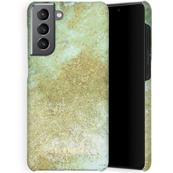 Selencia Coque Maya Fashion Samsung Galaxy S21 - Green Nature