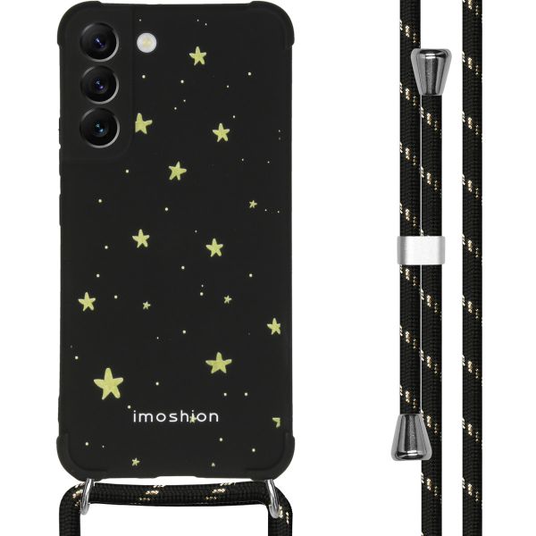 imoshion Coque Design avec cordonSamsung Galaxy S22 Plus - Stars Gold