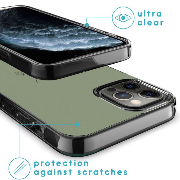 imoshion Coque Design Apple iPhone 12 (Pro) - Floral Green