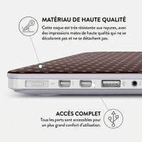 Burga Coque Rigide Apple MacBook Air 13 pouces (2022 / 2024 M3 / 2025 M4 / 2026 M5) - Sorry Busy