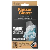 PanzerGlass ﻿Protection d'écran Matrix Recycled Ultra-Wide Fit Anti-bactérienne avec applicateur Samsung Galaxy A25 (5G)