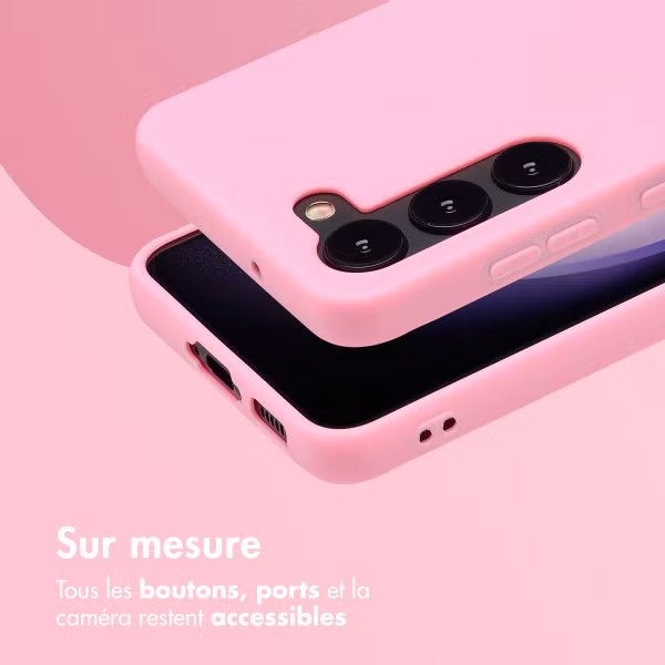 imoshion Coque Couleur Samsung Galaxy S23 - Bubblegum Pink