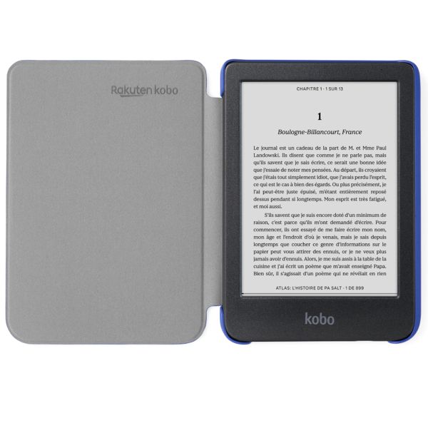 Kobo Etui de liseuse Basic SleepCover Kobo Clara Colour / BW - Cobalt Blue