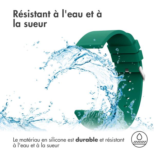 imoshion Bracelet silicone  - Connexion universelle 24 mm - Vert foncé