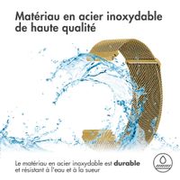 imoshion Bracelet magnétique milanais  - Connexion universelle 20 mm - Taille M - Doré