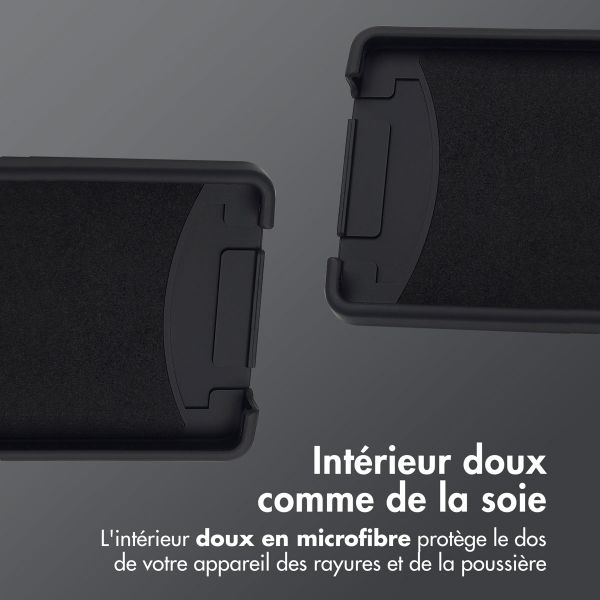 imoshion Coque arrière Color avec cordon amovible et MagSafe Samsung Galaxy S25 Ultra - Noir
