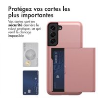 imoshion Coque arrière avec porte-cartes Samsung Galaxy S21 - Rose Doré