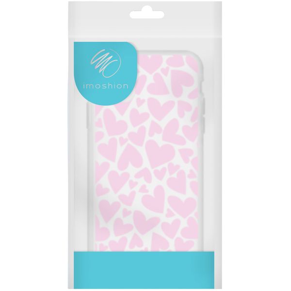 imoshion Coque Design Samsung Galaxy A42 - Cœurs - Rose