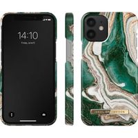 iDeal of Sweden Coque Fashion iPhone 12 Mini - Golden Jade Marble