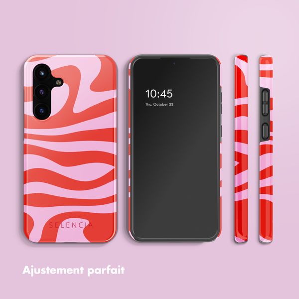 Selencia Coque arrière Vivid Samsung Galaxy S25 FE - Dream Swirl Pink