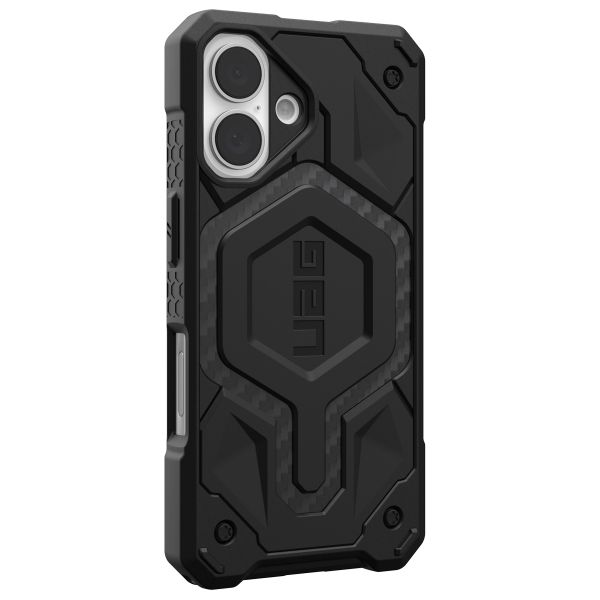 UAG Coque Monarch Apple iPhone 16 - Carbon Fiber