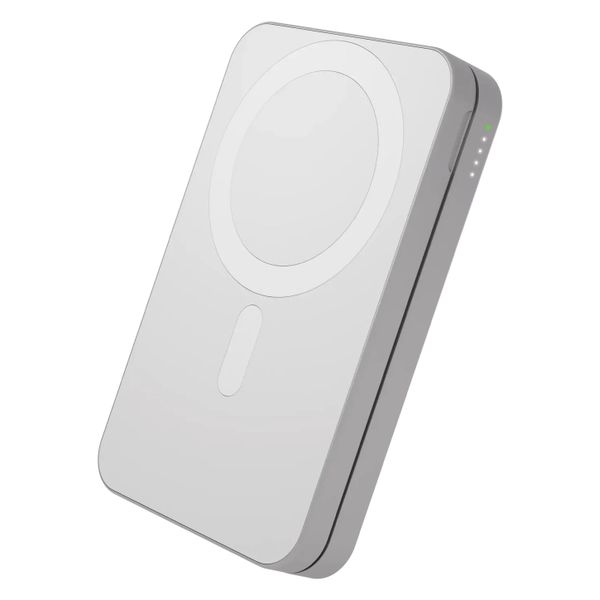 dbramante1928 3-in-1 Powerbank Re-charge 8.000 mAh - Batterie externe sans fil - Blanc