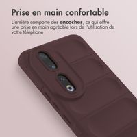 imoshion Coque arrière EasyGrip Honor 90 - Aubergine