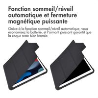 Accezz Coque tablette Rugged Trifold Apple iPad 9 (2021) 10.2 pouces / iPad 8 (2020) 10.2 pouces / iPad 7 (2019) 10.2 pouces - Noir