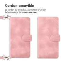 imoshion Etui de télephone portefeuille avec cordon Samsung Galaxy S22 - Rose