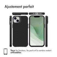 imoshion Rugged Hybrid Carbon Case Apple iPhone 14 Plus - Noir