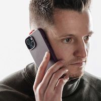 Accezz Coque arrière en cuir avec MagSafe Samsung Galaxy S24 - Heath Purple