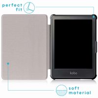 imoshion ﻿Étui de liseuse portefeuille Slim Soft Kobo Clara HD - Noir