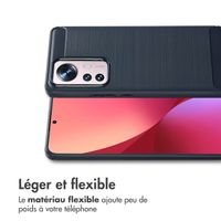 imoshion Coque Brushed Xiaomi 12 Pro - Bleu foncé