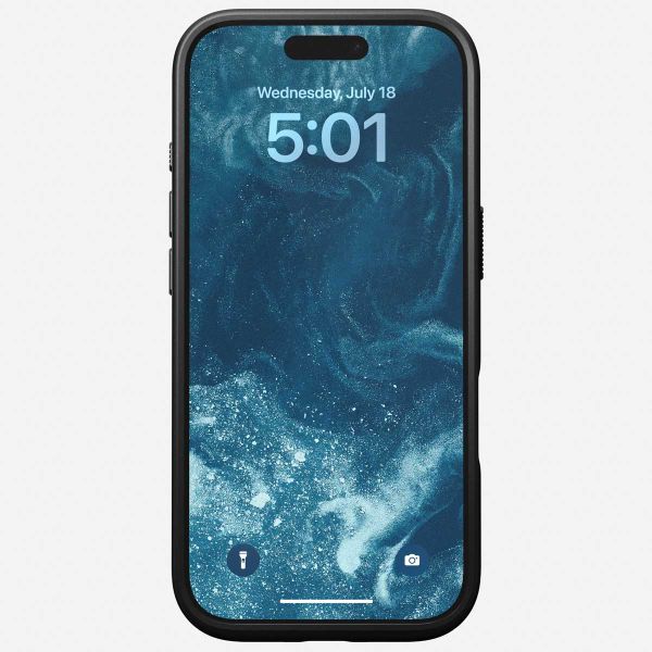 Nomad Coque Modern Horween Leather Apple iPhone 16 Pro - Noir