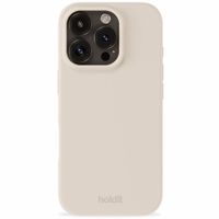 Holdit Coque Silicone Apple iPhone 16 Pro - Light Beige